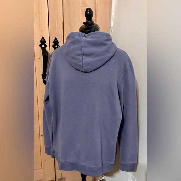EUC HOLLISTER California Oversized Logo Graphic Hoodie Sweatshirt Greyblue XL - Picture 2 of 8